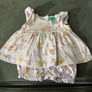 Disney Baby Lavender Winnie the Pooh 2 piece set